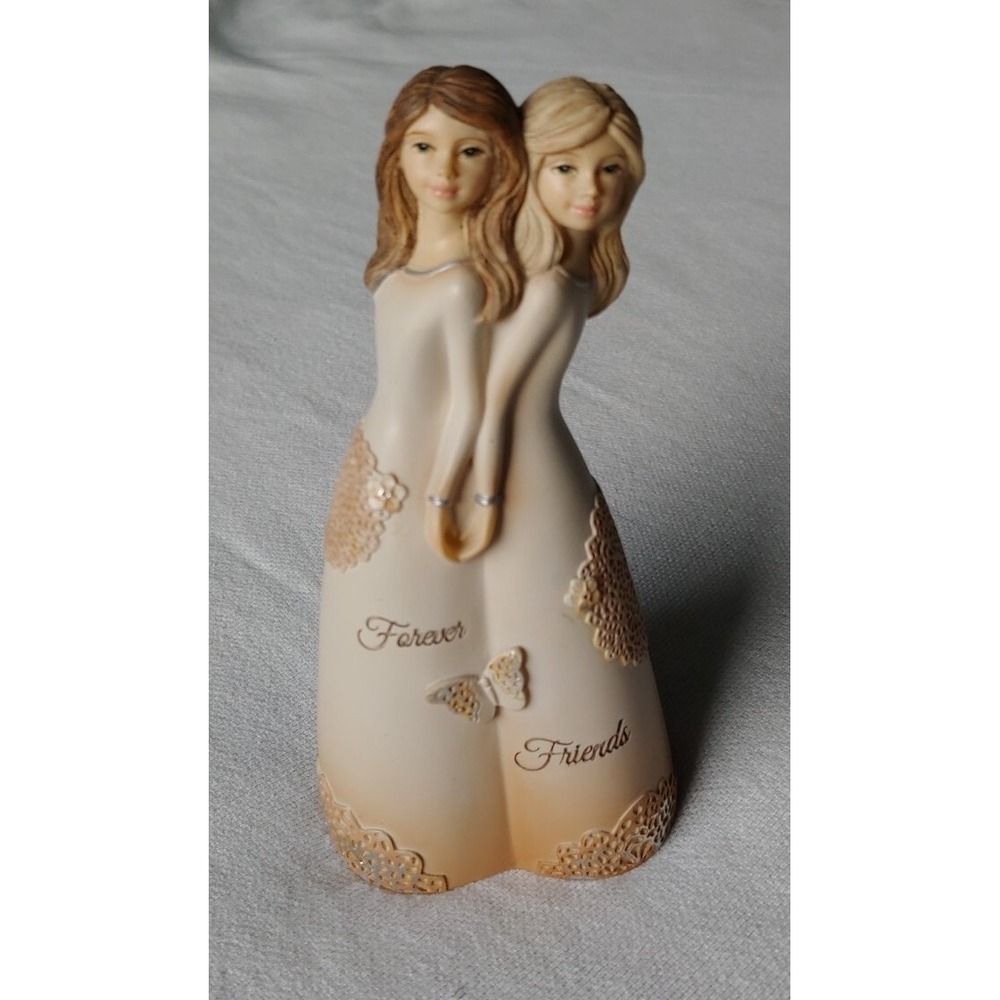 Forever Friends Girls Figurine Light Your Way Every Day 2014 Resin 5" Tall 19110